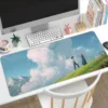 Anime Howl s Moving Castle mouse mats keyboard pc accessories desk pad Computer mat Office carpet 11 - Howl’s Moving Castle Store