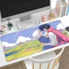 Anime Howl s Moving Castle mouse mats keyboard pc accessories desk pad Computer mat Office carpet 13 - Howl’s Moving Castle Store