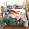 Cartoon Movie Howl s Moving Castle Bedding Set Anime Duvet Cover Pillowcase Kids Bed Set Twin.jpg - Howl’s Moving Castle Store