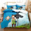 Cartoon Movie Howl s Moving Castle Bedding Set Anime Duvet Cover Pillowcase Kids Bed Set Twin.jpg 640x640 6 - Howl’s Moving Castle Store