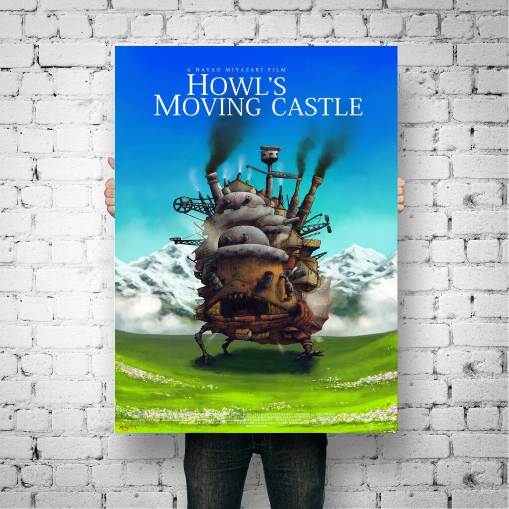 Classic Howl Moving Castle Canvas Art and Wall Art Poster Picture Print Modern Family bedroom Decor 1 - Howl’s Moving Castle Store