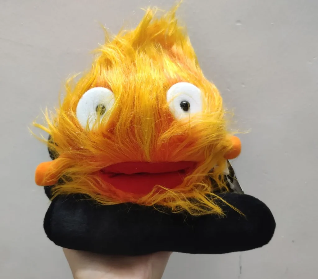 Films Howl s Moving Castle 18cm Demon Calcifer Flame yellow plush doll new - Howl’s Moving Castle Store