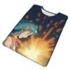 Howls Moving Castle T Shirt Young Howl Firework Awesome Polyester Beach T Shirt Short Sleeve Graphic 1 - Howl’s Moving Castle Store