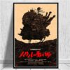 Japan Anime Collection Howl s Moving Castle Miyazaki Canvas Painting Poster Prints Art Wall Pictures Living 2 - Howl’s Moving Castle Store