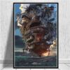 Japan Anime Collection Howl s Moving Castle Miyazaki Canvas Painting Poster Prints Art Wall Pictures Living 5 - Howl’s Moving Castle Store