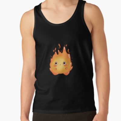 Cute Calcifer Tank Top Official Howl’s Moving Castle Merch