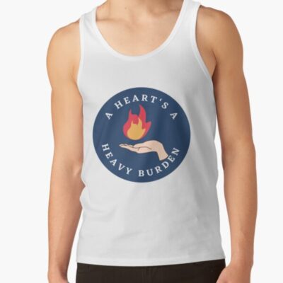 A Heart'S A Heavy Burden, Howls Moving Castle --- Calcifer Tank Top Official Howl’s Moving Castle Merch