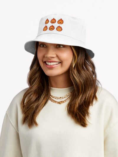 Calcifer From Howl'S Moving Castle Bucket Hat Official Howl’s Moving Castle Merch