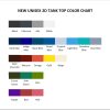 tank top color chart - Howl’s Moving Castle Store