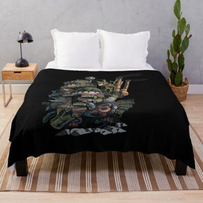 Howl'S Moving Castle Throw Blanket Official Howl’s Moving Castle Merch