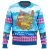 Christmas Castle Howls Moving Castle Ugly Christmas Sweater FRONT mockup - Howl’s Moving Castle Store